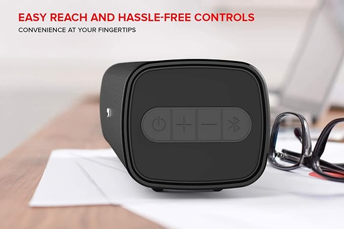Creative Stage Air Portable and Compact Under-Monitor USB-Powered Soundbar for Computer, with Dual-Driver and Passive Radiator for Big Bass, Bluetooth and AUX-in, USB MP3 (Renewed)