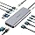 USB C Laptop Docking Station Dual Monitor Dual HDMI 4K DP Triple Display Hub, 13 in 1 MOKiN USB C Hub with 3 Monitors, DisplayPort, USB 3.1, RJ45, 100W PD, Card Reader, Audio/Mic, for Dell HP Lenovo