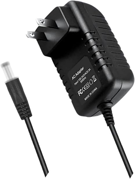 12V AC/DC Adapter Compatible with Black & Decker LEDLIB 755 LUMEM LED