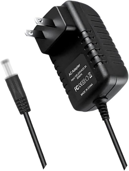 12V AC/DC Adapter Compatible with Black & Decker LEDLIB 755 LUMEM LED