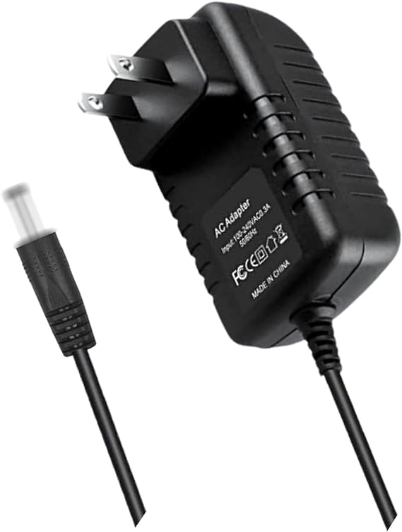 12V AC/DC Adapter Compatible with Black & Decker LEDLIB 755 LUMEM LED
