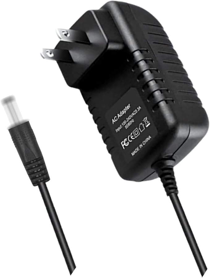 12V AC/DC Adapter Compatible with Black & Decker LEDLIB 755 LUMEM LED
