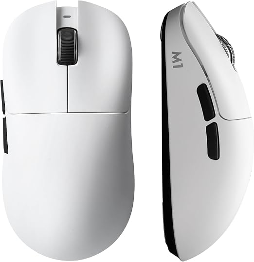 YUNZII M1 PAW3311 Sensor Wireless Gaming Mouse (White)