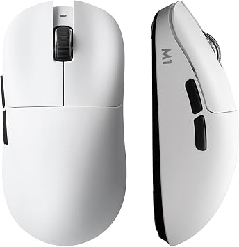YUNZII M1 PAW3311 Sensor Wireless Gaming Mouse (White)