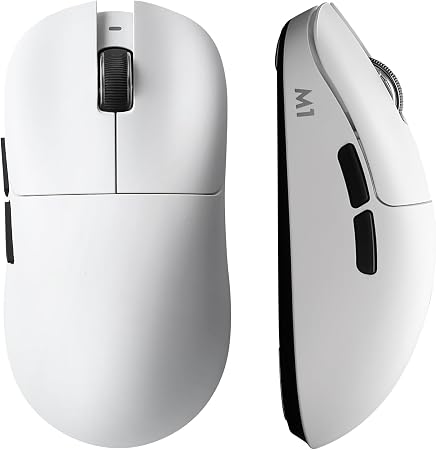 YUNZII M1 PAW3311 Sensor Wireless Gaming Mouse (White)