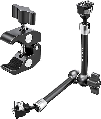 NEEWER 11" Articulating Magic Arm Clamp Mount with Super Clamp, ST16C