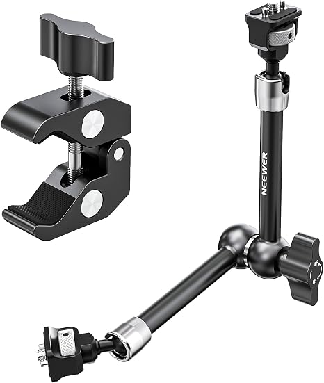 NEEWER 11" Articulating Magic Arm Clamp Mount with Super Clamp, ST16C