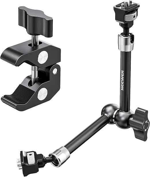 NEEWER 11" Articulating Magic Arm Clamp Mount with Super Clamp, ST16C