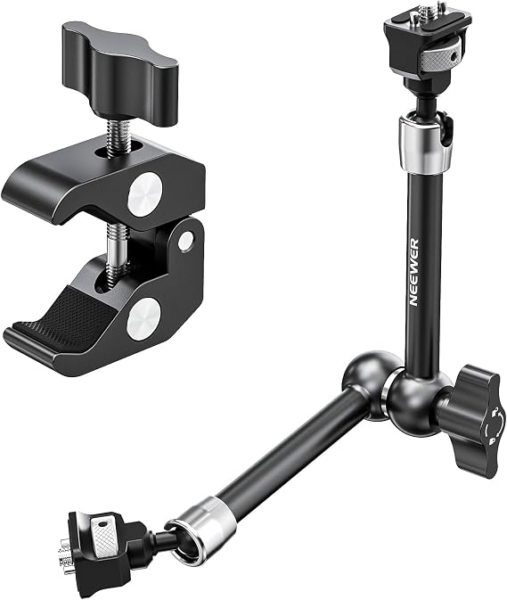 NEEWER 11" Articulating Magic Arm Clamp Mount with Super Clamp, ST16C
