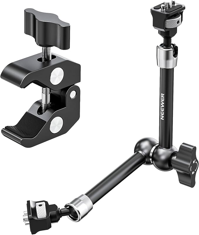NEEWER 11" Articulating Magic Arm Clamp Mount with Super Clamp, ST16C