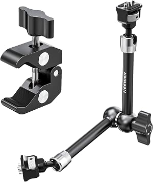 NEEWER 11" Articulating Magic Arm Clamp Mount with Super Clamp, ST16C