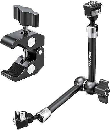 NEEWER 11" Articulating Magic Arm Clamp Mount with Super Clamp, ST16C