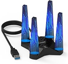 WAVLINK AX1800 USB WiFi 6 Adapter for Desktop PC, Dual Band PC WiFi Adapter - Image 1