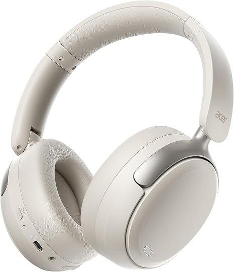 Acer OHR516 Noise Cancelling Headphones - Over Ear, 60H Battery, White