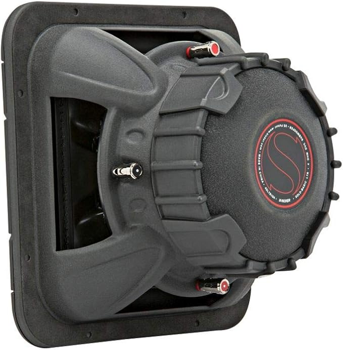 KICKER 45L7R104 L7R 10-Inch (25cm) Subwoofer, Dual Voice Coil, 4-Ohm