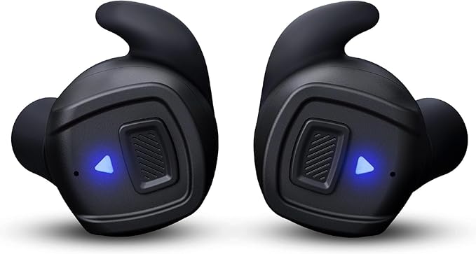 GLORYFIRE Shooting Ear Protection Earplugs, Bluetooth Hearing Protection Earbuds for Noise Reduction(Dark)