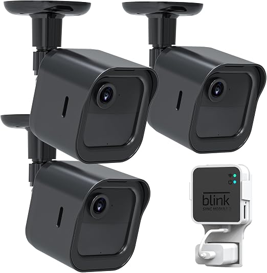 3Pack Blink Outdoo 4 Camera Mount Bracket,Compatible with Blink Outdoor 4 Camera and Blink Battery Extension Pack,Blink Outdoor 4 (4th Gen) Accessories