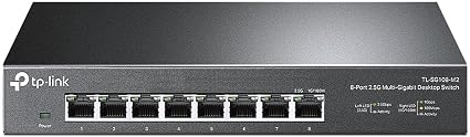 TP-Link TL-SG108-M2, 8 Port Multi-Gigabit Unmanaged Ethernet Switch
