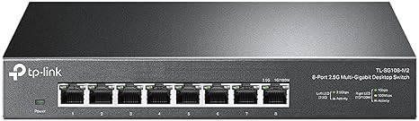 TP-Link TL-SG108-M2, 8 Port Multi-Gigabit Unmanaged Ethernet Switch
