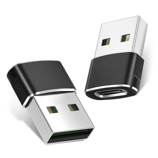 Basesailor for Samsung S25 USB to USB C Adapter 2P,Type C Female to A Male