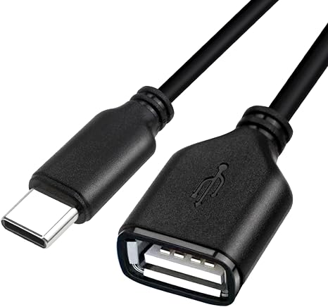 Slim USB C to USB A Female 30ft Cable, Long USB2.0 Cable USB A to Type C (NOT Fast Charging) Long USB2.0 Cable Data for PS5, Keyboard, Mouse and More! The Wire Diameter is 2.8 MM