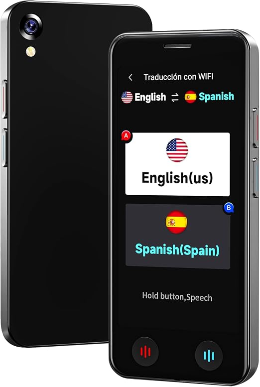 Language Translator Device No WiFi Needed, Instant Pocket AI Translator, traductor de Ingles español, Support 150 Languages Real-TimeVoice Translation, Traductor for Business Travel Study