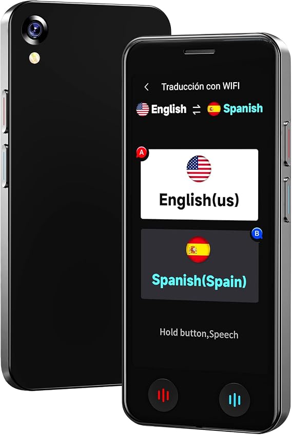 Language Translator Device No WiFi Needed, Instant Pocket AI Translator, traductor de Ingles español, Support 150 Languages Real-TimeVoice Translation, Traductor for Business Travel Study