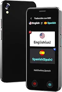 Language Translator Device No WiFi Needed, Instant Pocket AI Translator, traductor de Ingles español, Support 150 Languages Real-TimeVoice Translation, Traductor for Business Travel Study