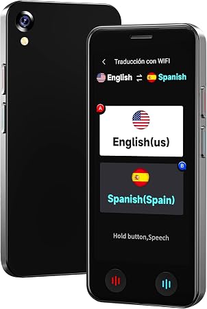 Language Translator Device No WiFi Needed, Instant Pocket AI Translator, traductor de Ingles español, Support 150 Languages Real-TimeVoice Translation, Traductor for Business Travel Study