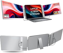 16" Laptop Screen Extender, QHD 2560x1600 Triple Portable Monitor, USB-C - Image 1