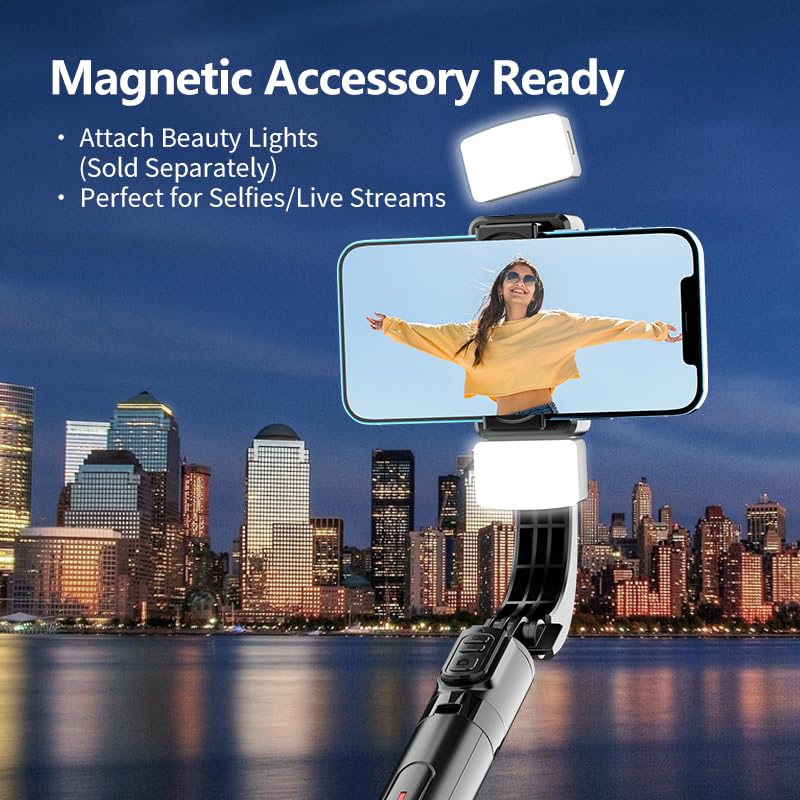 Phone Gimbal Stabilizer for Phone, Selfie Stick & Tr | Phone Accessori - Image 4