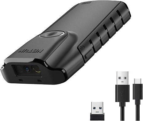 NETUM Bluetooth 2D Barcode Scanner, 3-in-1 Portable QR Bar Code Reader