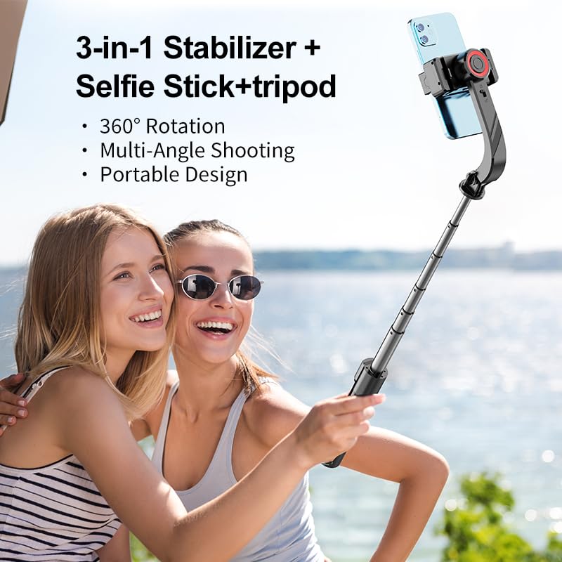 Phone Gimbal Stabilizer for Phone, Selfie Stick & Tr | Phone Accessori - Image 5