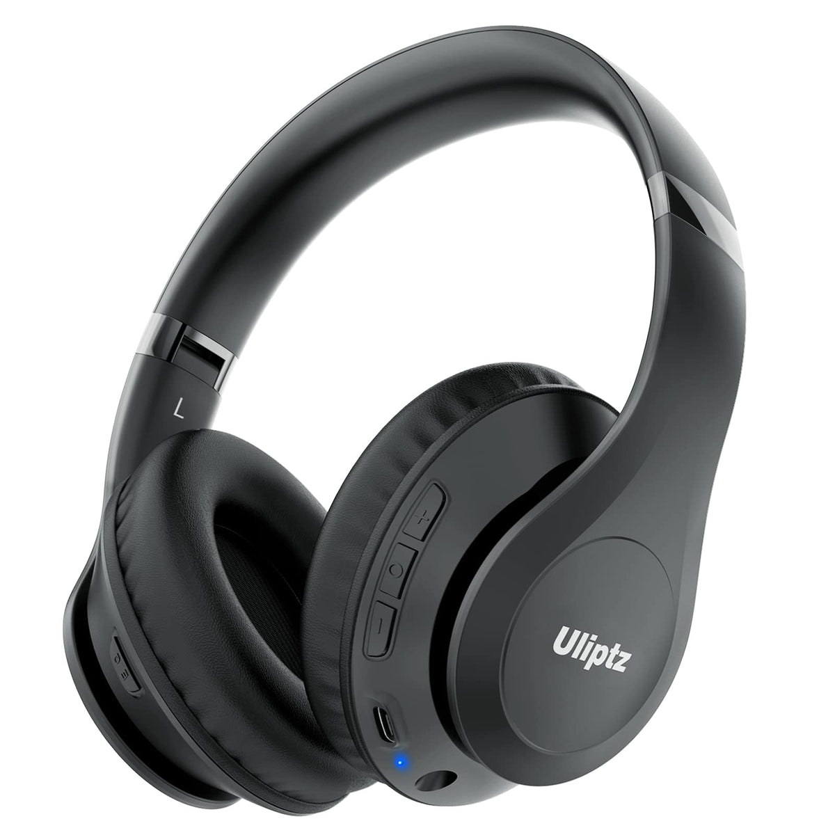 Uliptz Bluetooth Headphones Over Ear, Wireless HiFi Stereo Foldable Headset