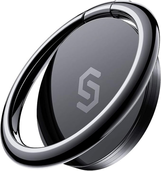 Syncwire Cell Phone Ring Holder Stand, 360 Degree Rotation Finger Ring Kickstand Polished Metal Phone Grip for Magnetic Car Mount