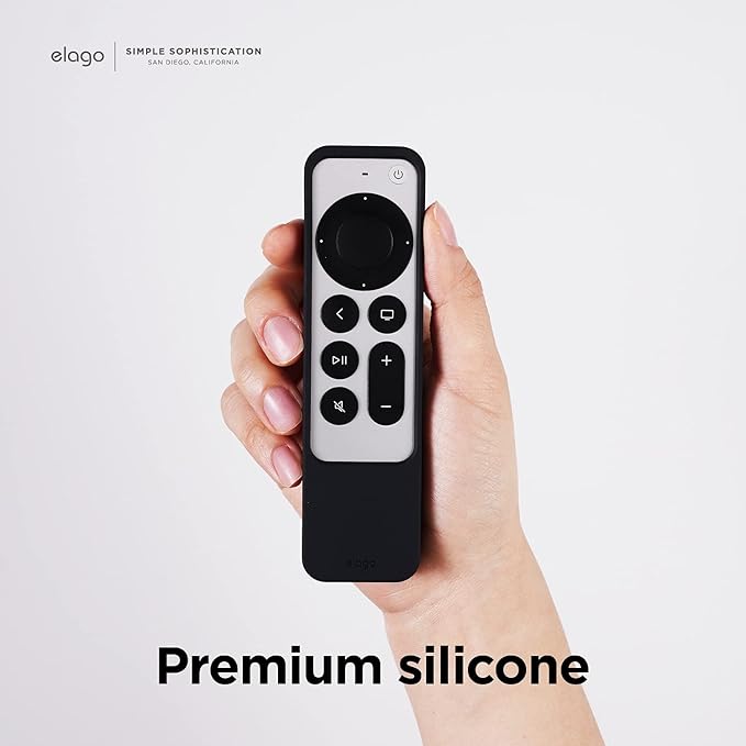 elago R2 Slim Case Compatible with 2022 Apple TV 4K HD Siri Remote 3rd Generation, Compatible with 2021 Apple TV Siri Remote 2nd - Slim, Light, Scratch-Free, Full Access to All Functions [Red]
