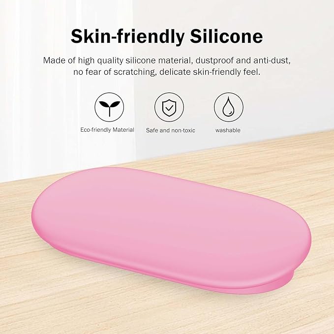 Silicone Glow Cover Case for Google TV Streamer 4K 2024 ，Protective Sleeve Set for Google TV Streamer 4K Host Box +Voice Remote,Anti-Slip Scratch Shock Protection (Glow Pink)