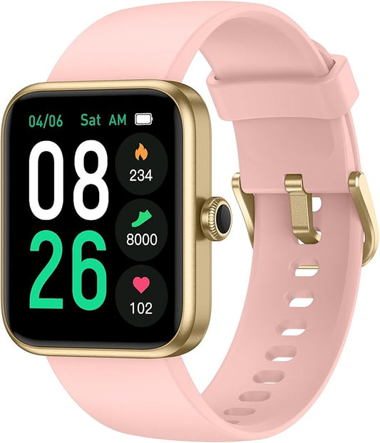EURANS Smart Watch 45mm, Fitness Watch with Heart Rate/Sleep Monitor Steps Calories Counter, IP68 Waterproof Activity Tracker Compatible with Android iOS