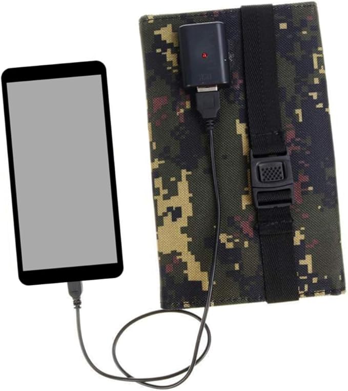 SUPVOX 20W USB Solar Panel Charger for Outdoor Use Foldable Solar Charging Equipment High Efficiency for Camping and Travel