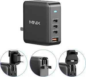 MINIX 165W USB C Charger, 140W PD 3.1 GaN Fast Charging Station for MacBook