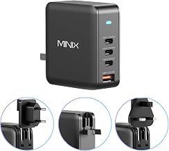 MINIX 165W USB C Charger, 140W PD 3.1 GaN Fast Charging Station for MacBook