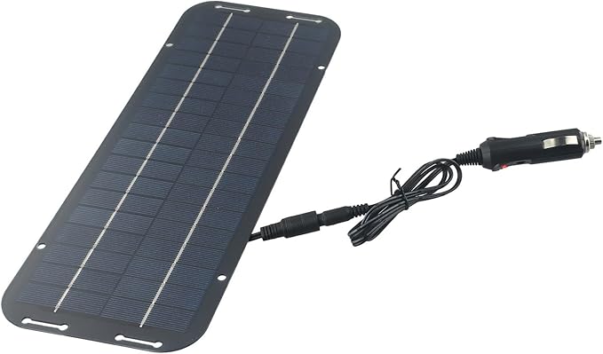60W 12V Solar Panel Battery Charger for Caravan Car Van Boat, Solar Panel Kit Battery Maintainer Trickle Charger