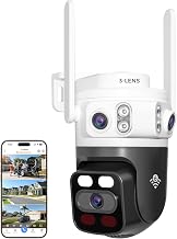 xmartO 6MP Tri-Lens 360° Pan Tilt WiFi Security Camera, AI Auto Tracking