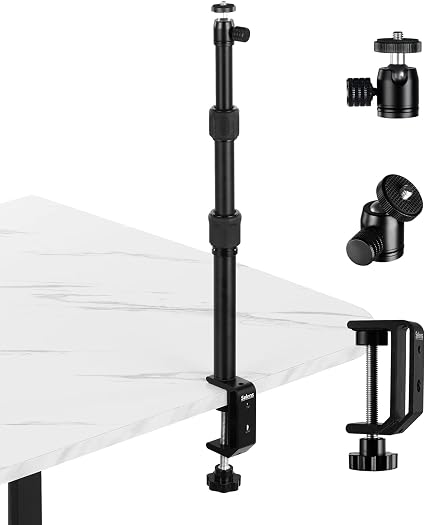 Selens Tabletop Camera Desk Mount Stand, 9.4"-18.5" with 1/4" Ball Head