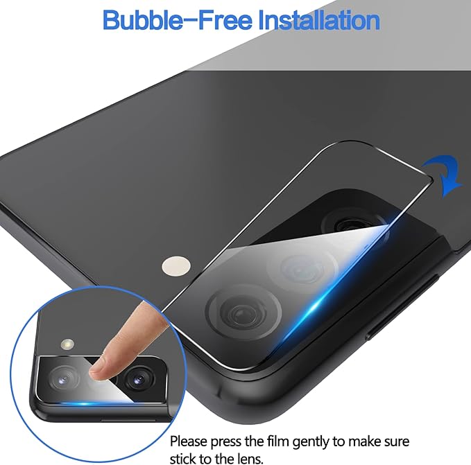 YWXTW 3 Pack for Samsung Galaxy S22 / S22 Plus Camera Lens Protector, 9H Tempered Glass, Anti Scratch, Ultra Thin