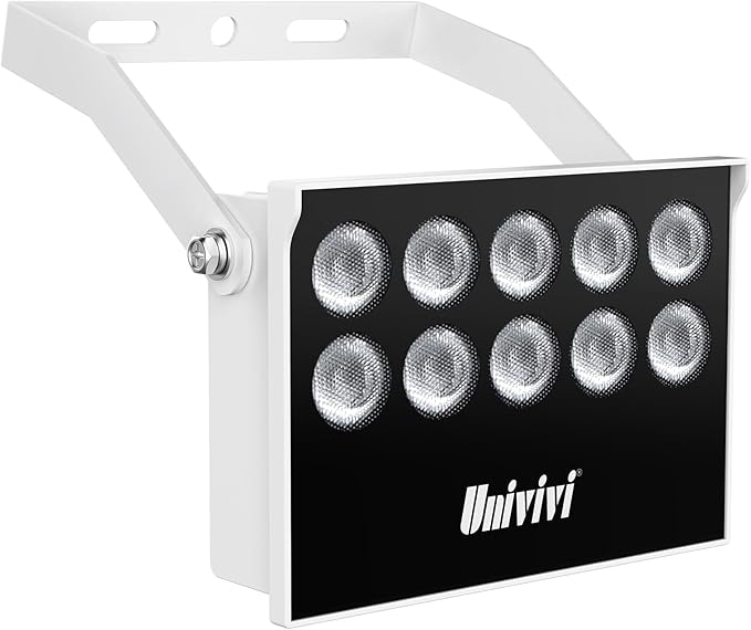 Univivi IR Illuminator 10 Led IR Lights for Night Vision Waterproof 850nm Long Range IR Light for Security Camera IR Light Outdoor & Indoor