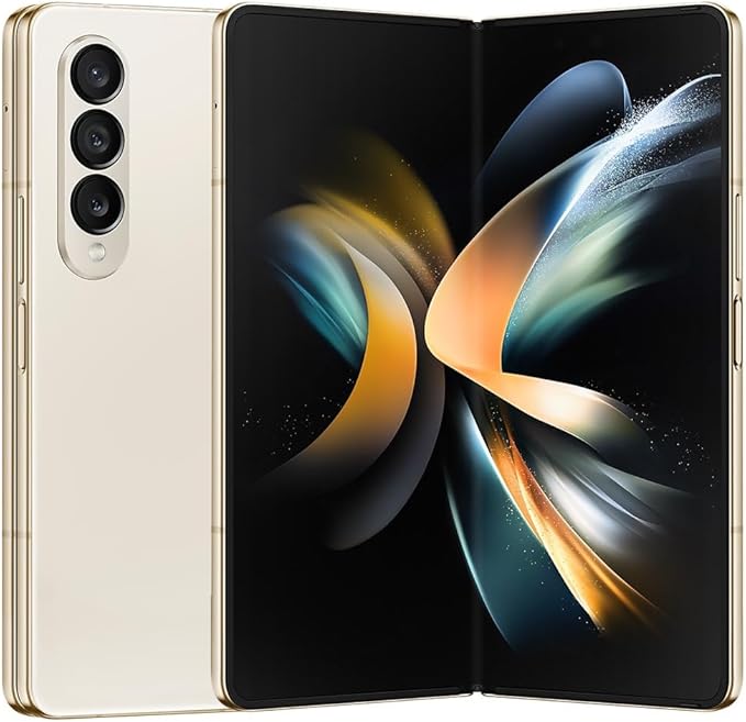 Samsung Galaxy Z Fold 4 5G US Version, 256GB, Beige - Unlocked (Renewed)