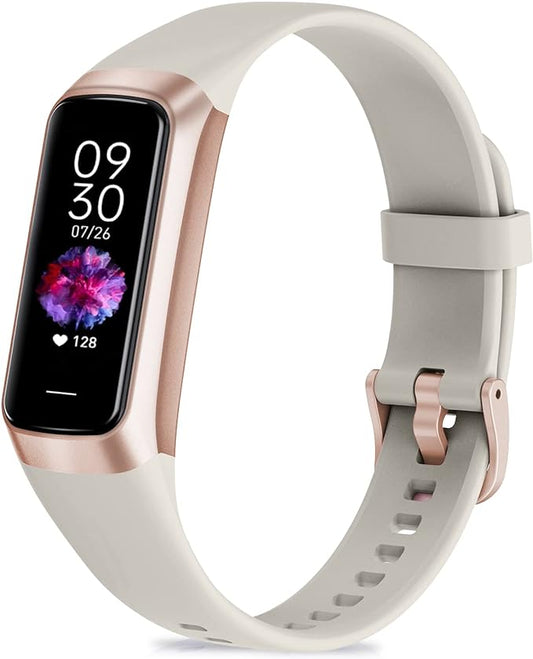Fitness Tracker with 24/7 Heart Rate, Blood Oxygen Blood Pressure Sleep Monitor, Activity Trackers 5 ATM Waterproof,Step Calorie Counter Pedometer Health Smart Watch for Women Men