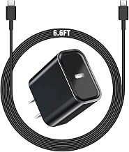 30W USB C Fast Charger Cable Fit for Motorola Razr/Razr+ Plus/Razr Ultra 2025/2026, Moto G/G Play/G Power/G Stylus 2022-2026, Edge 2021-2026 Phone Type C Power Adapter Charging Cord (6.6Ft/Black) - Image 1