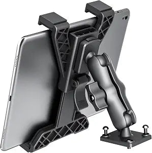 OHLPRO Heavy Duty Drill Base Tablet Holder Car Mount Dashboard for 7" - 11.5" Tablets, iPad/iPad Mini Samsung Galaxy, Multi-Angle, Industrial, Black